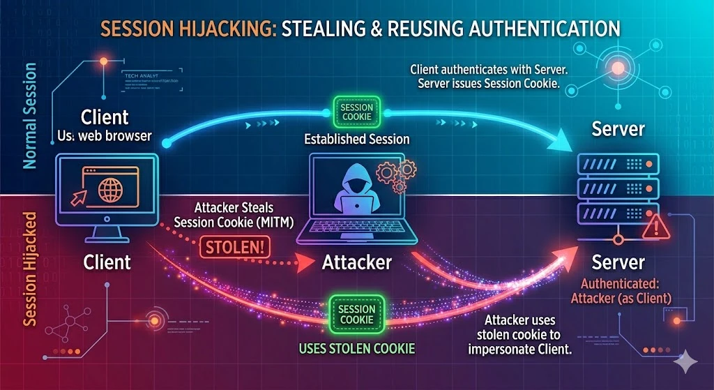 Session Hijacking Diagram