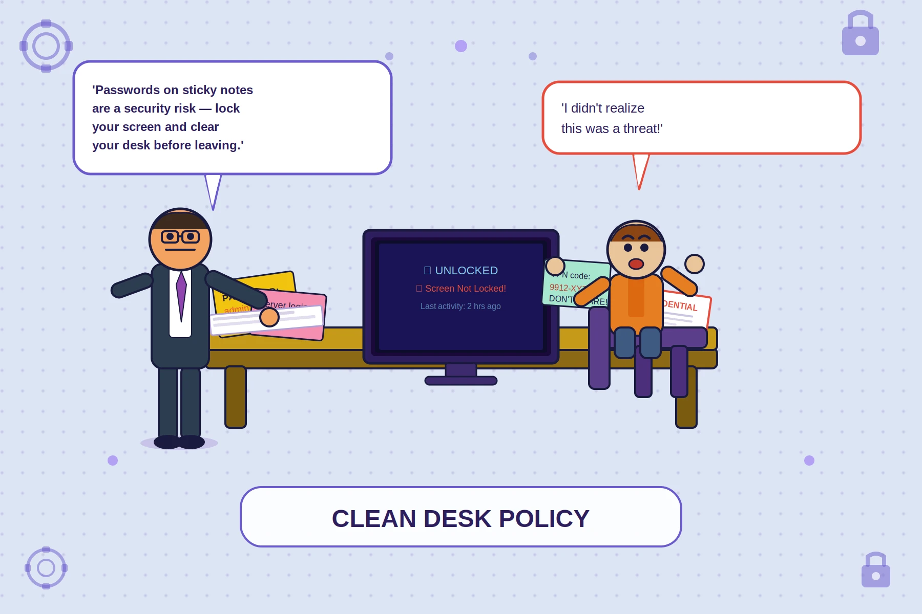 Clean Desk Policy Dialog