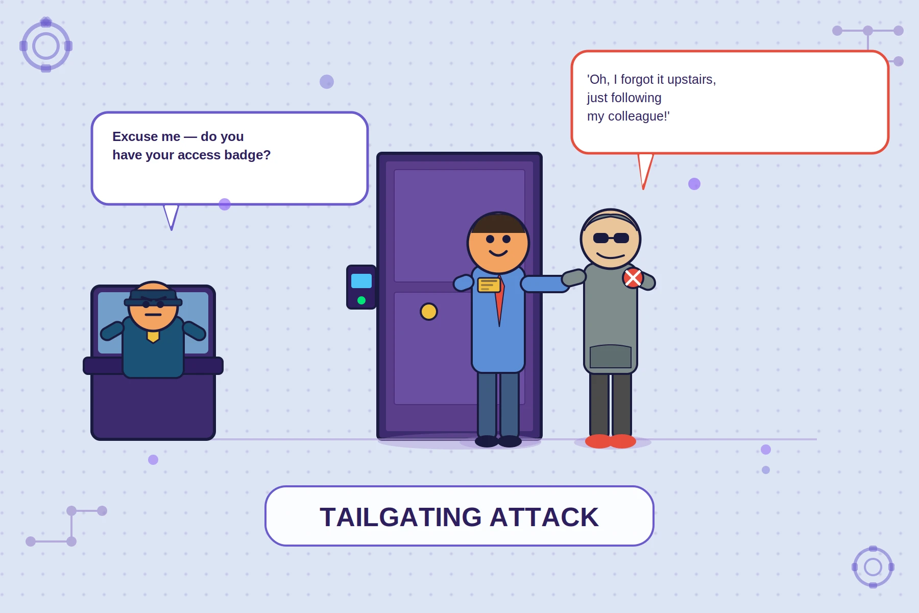Tailgating Attack Dialog