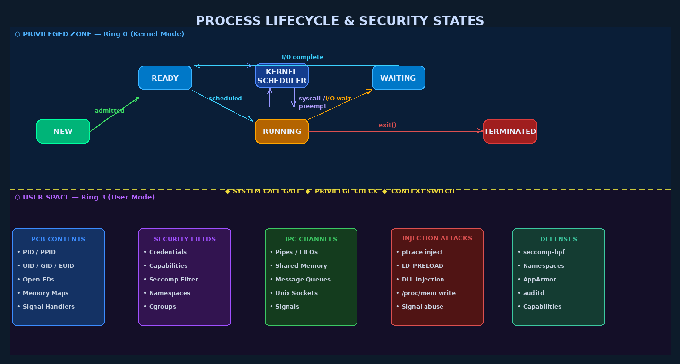 Process Lifecycle & Security
