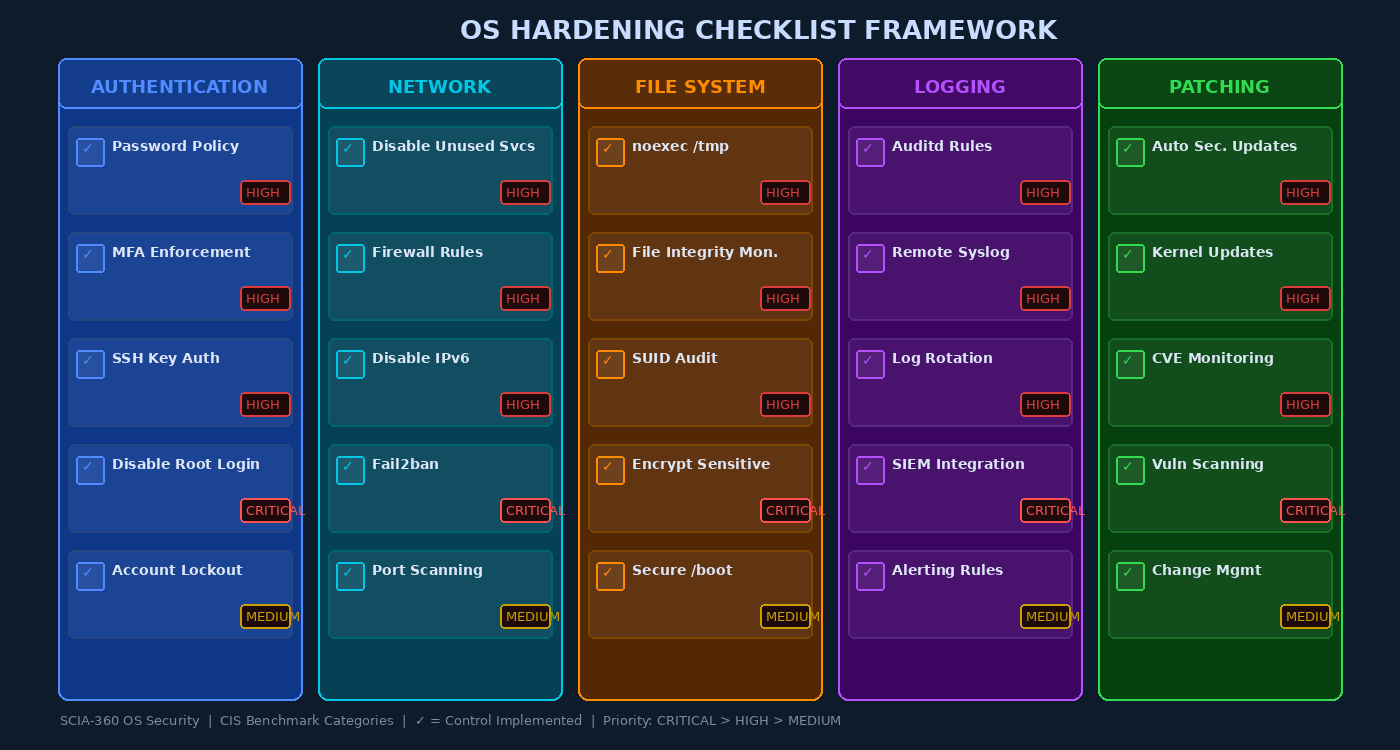 OS Hardening Framework